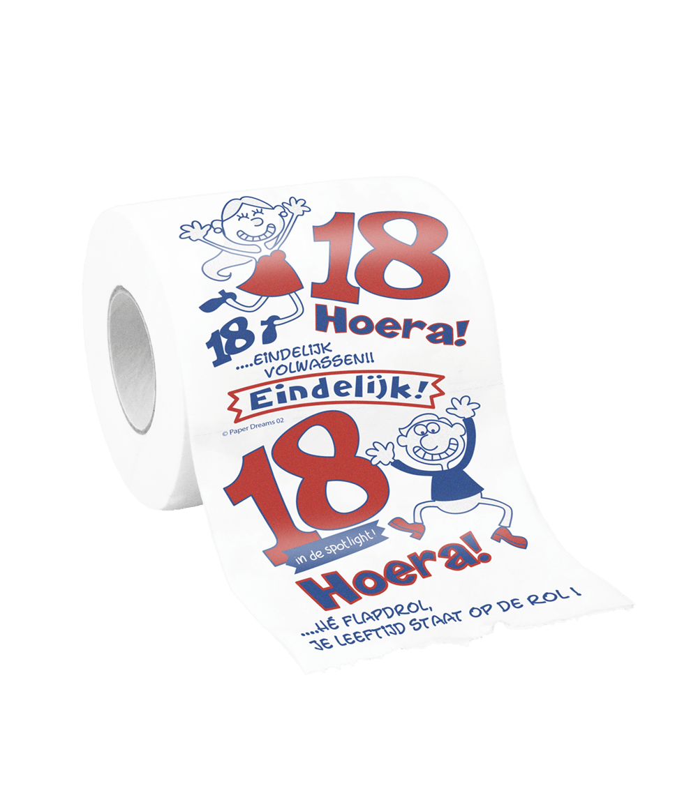 Toiletpapier 18 Jaar