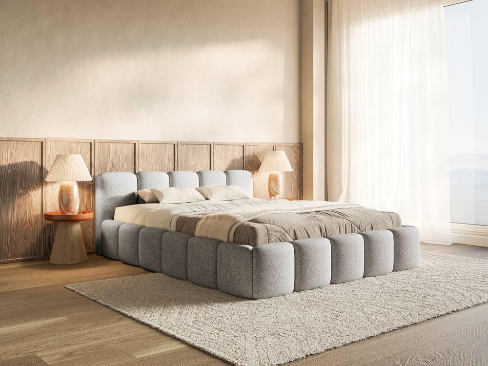 NADUVI Collection Bedframe Chloe laag 160 x 200 cm chenille