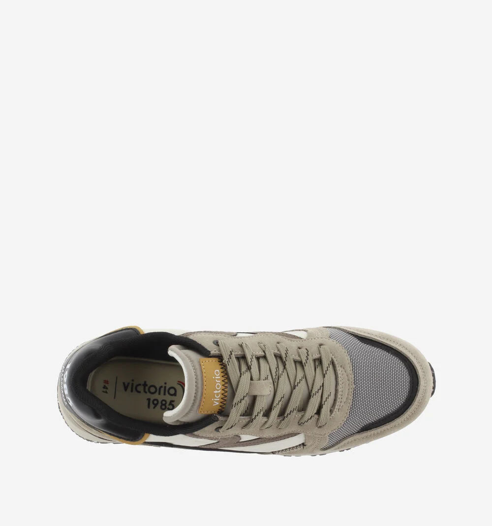 LEGGERA CASUAL Baskets homme à semelles recyclées BEIGE