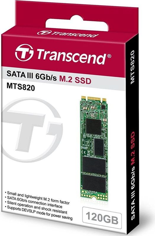 Transcend MTS820 SSD - 120GB - Intern - M.2 2280 - SATA 6Gb/s