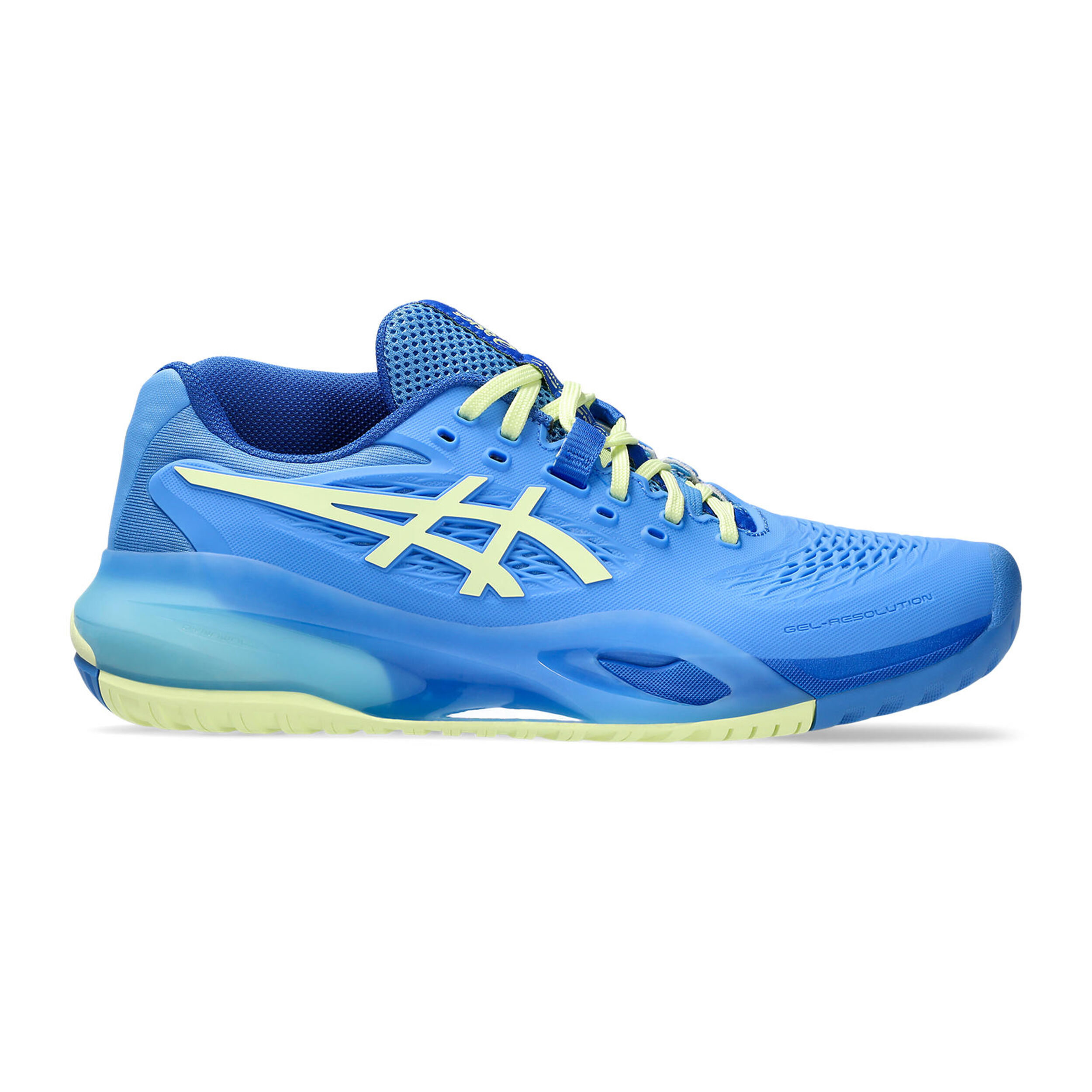 ASICS Gel-Resolution X Chaussures Toutes Surfaces Femmes - Bleu , Jaune Lemon