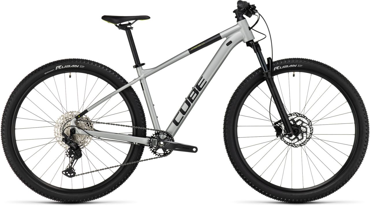Cube Attention SLX silvergrey´n´lime kaufen | Bike-Discount