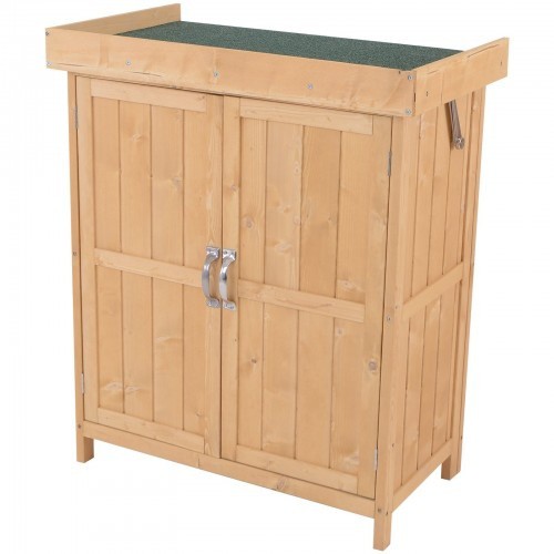 Casinha de jardim de madeira Outsunny, marrom