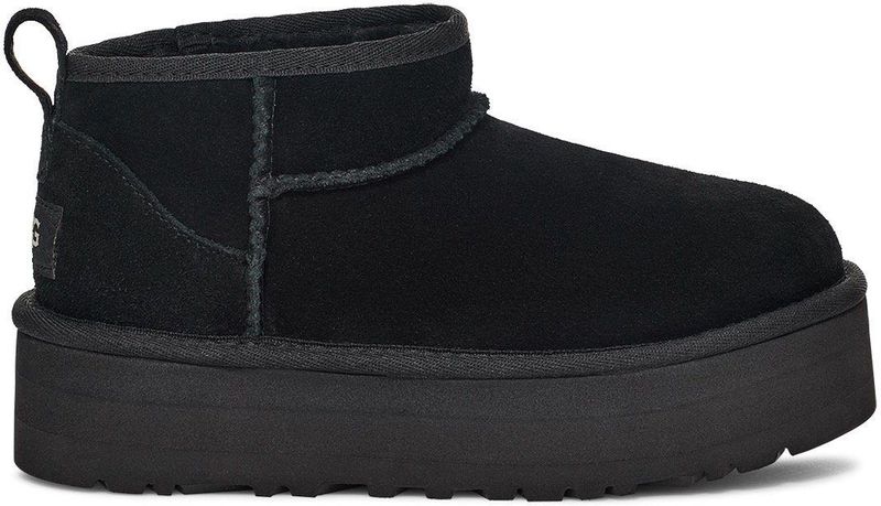 UGG - Classic Ultra Mini Platform - Enkellaarsjes - Bruin - Suède