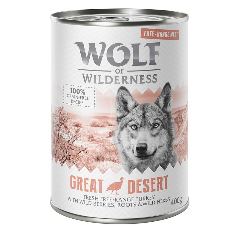 Wolf of Wilderness Free Range 24 x 400 g pour chien