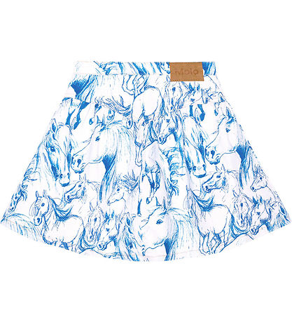 Molo Nederdel - Denim - Betsy - Blåe Horses