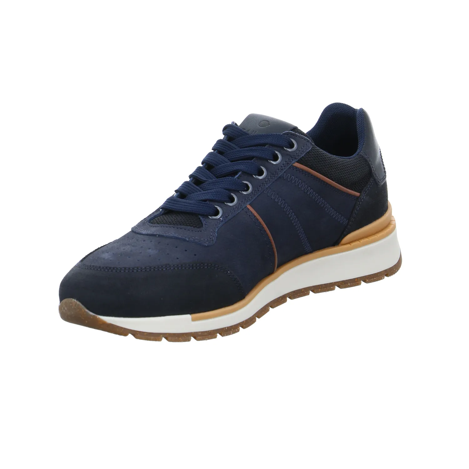 SAILER Halbschuhe Sneaker Blau Leder