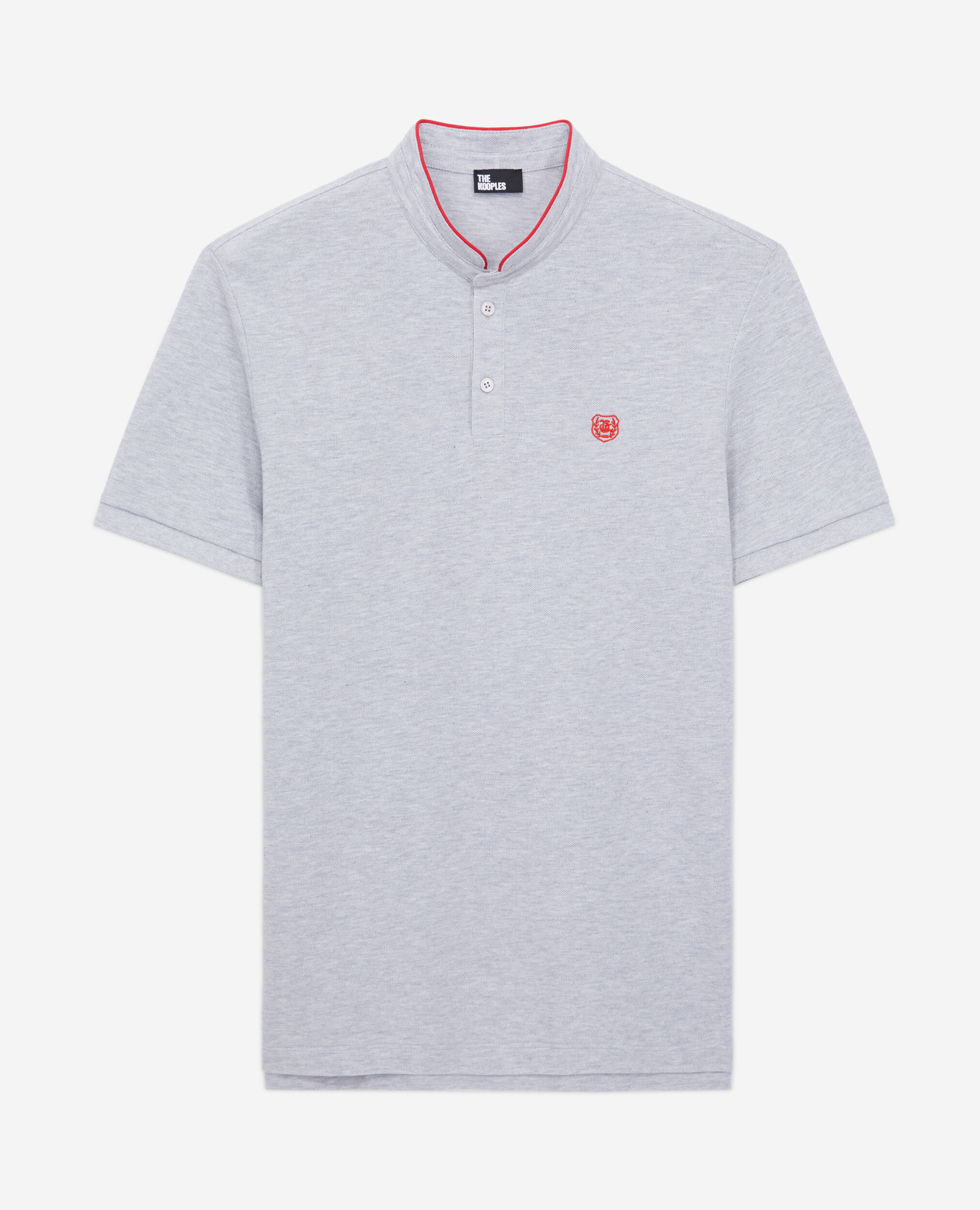 Polo col officier gris