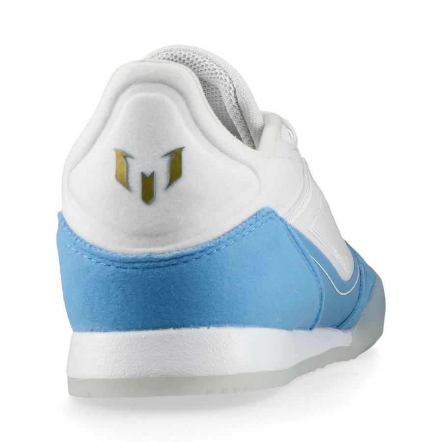 adidas F50 Messi Freestyle IN - Blanc/Doré/Blue Burst