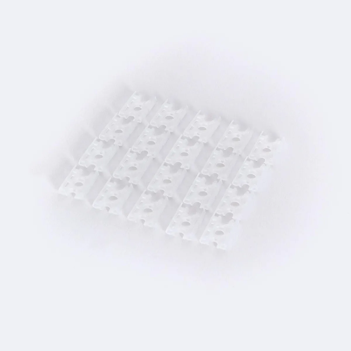 Ledkia Clip Fixation Ruban LED 10 mm (20 unit.) - Blanc