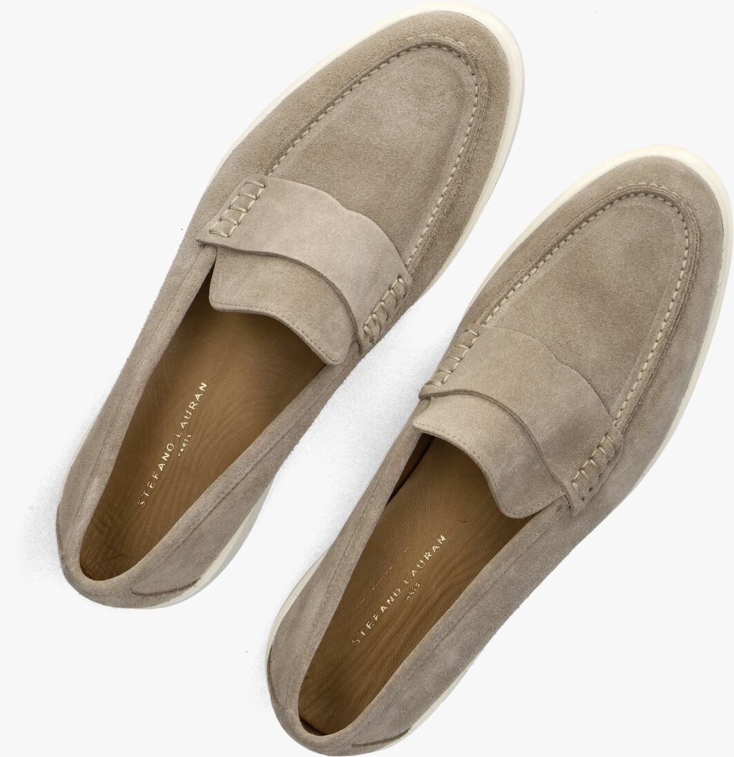 beige stefano lauran loafers 7183