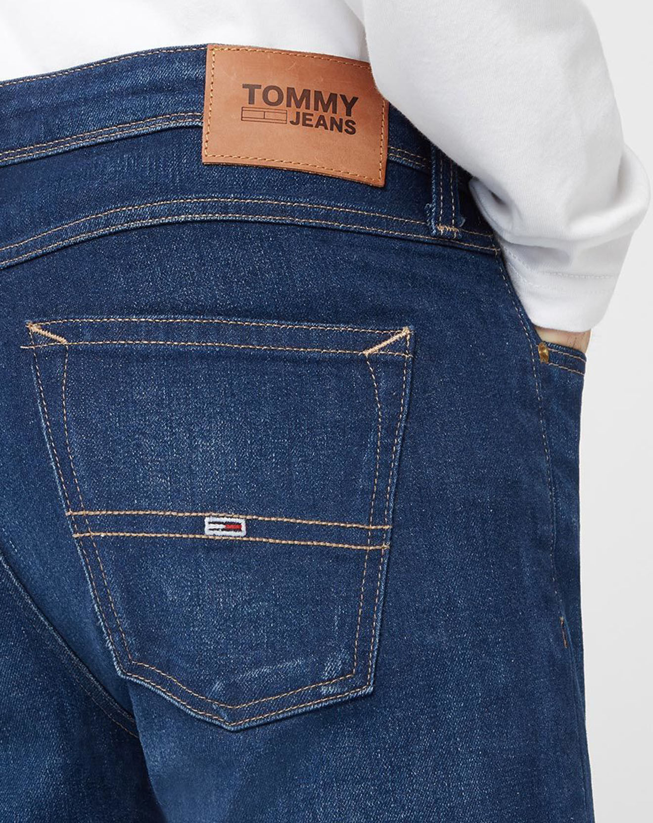 Tommy Jeans Jean Skinny Miles bleu foncé