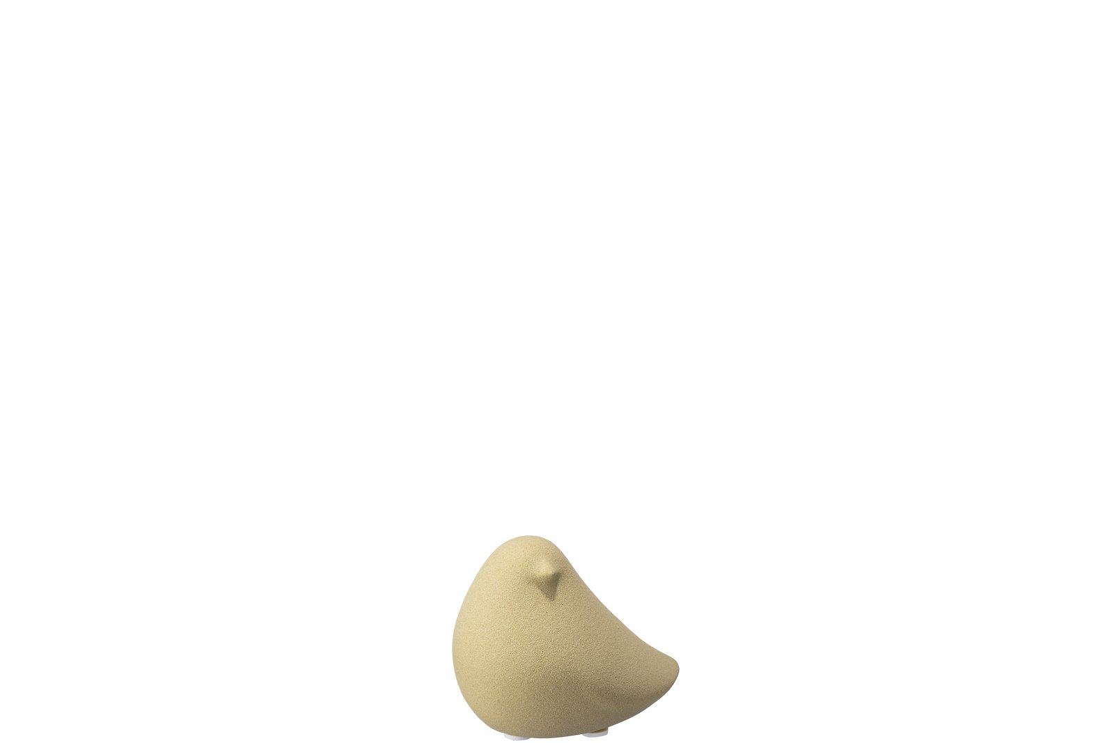 Bird dekorfugl Lys gul B8,8 H6,8 cm