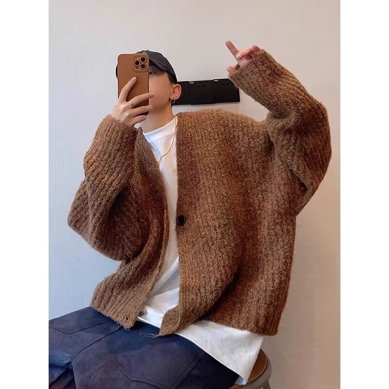 Nikoflin - V-hals effen geribbeld vest