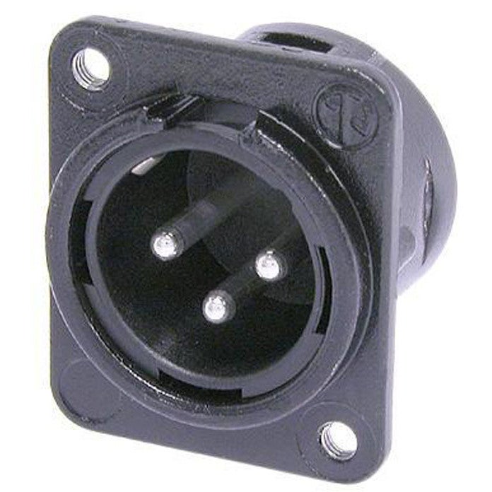 Neutrik NC3MDM3LBAG-1 XLR male chassisdeel