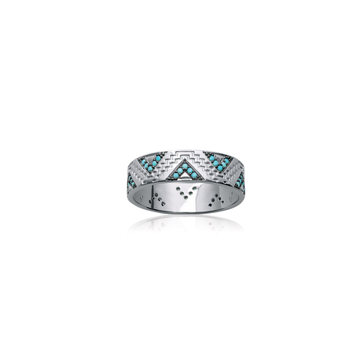 Bague argent MOSAIQUE - Lorenzo R
