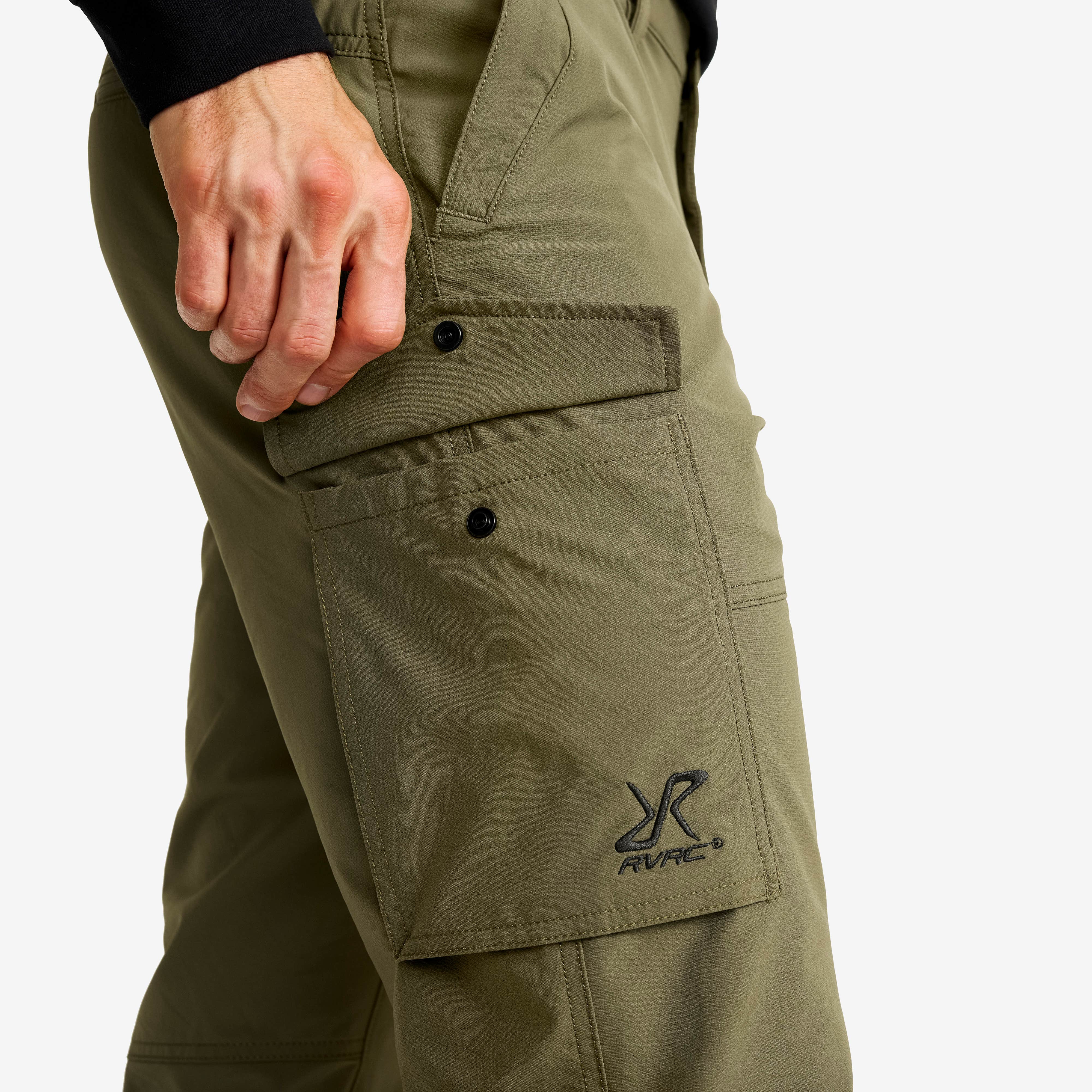 Adventure 3/4 Cargo Stretch Pants Herre Kalamata