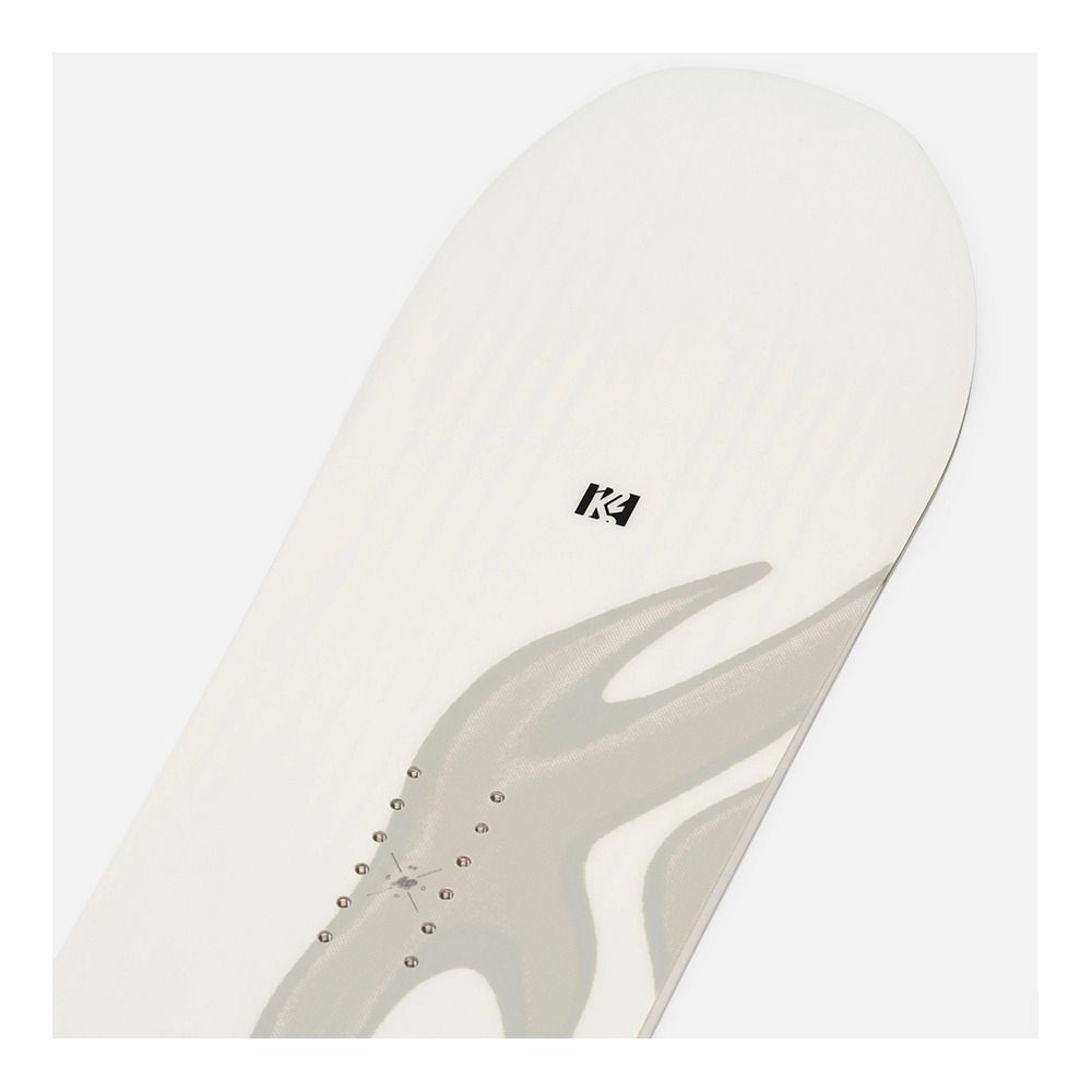 K2 GATEWAY POP 2024 - Snowboard all mountain Homme white/orange