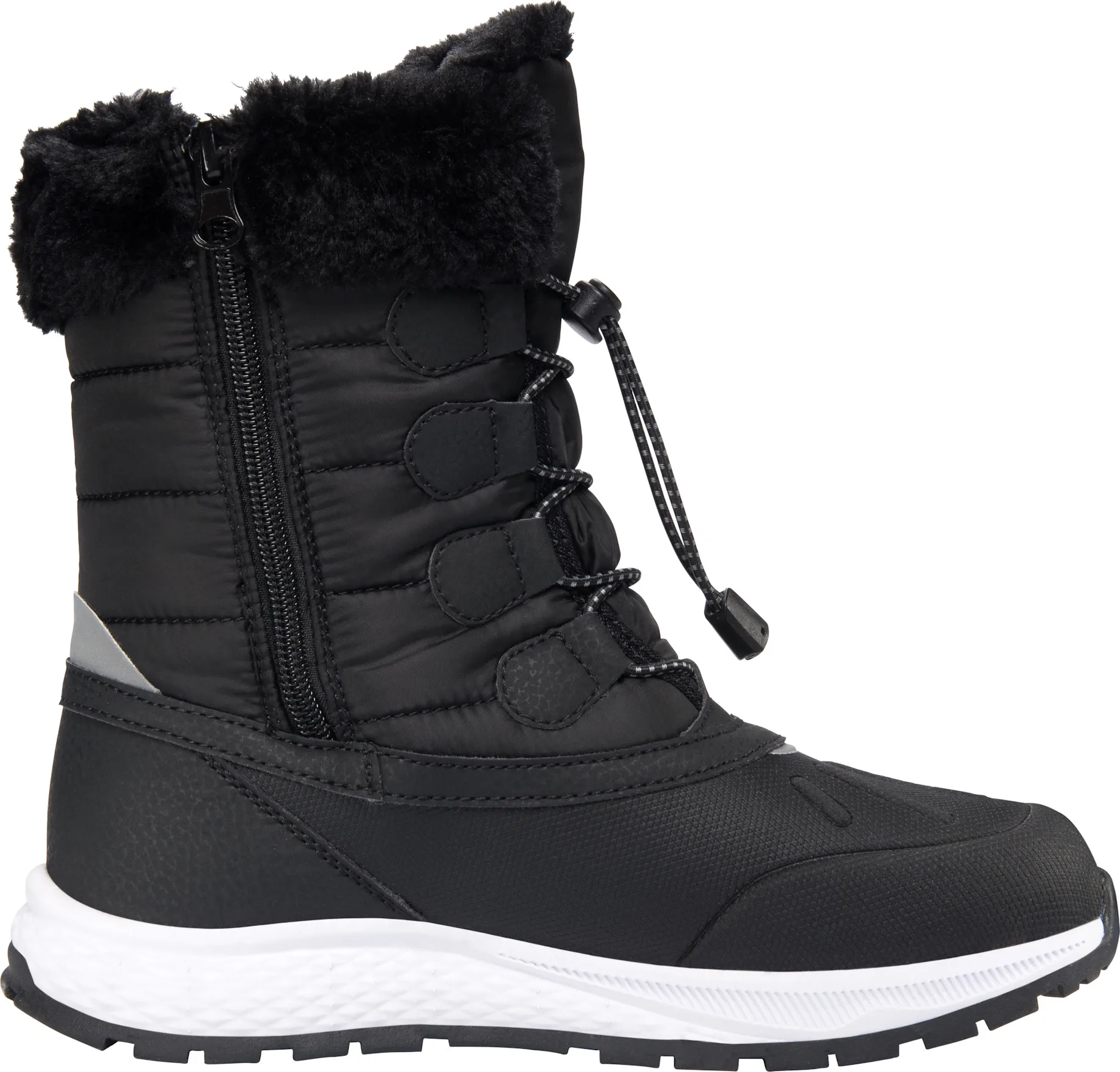 Viking Footwear Kids' Equip Warm Waterproof Zip Black/Granite