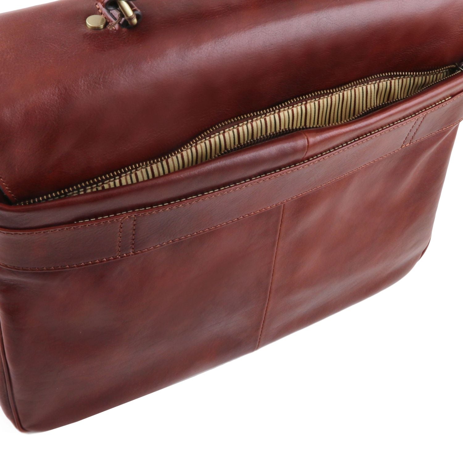 Tuscany Leather – Alessandria - Leather multi compartment TL SMART laptop briefcase – Honing (TL142440)