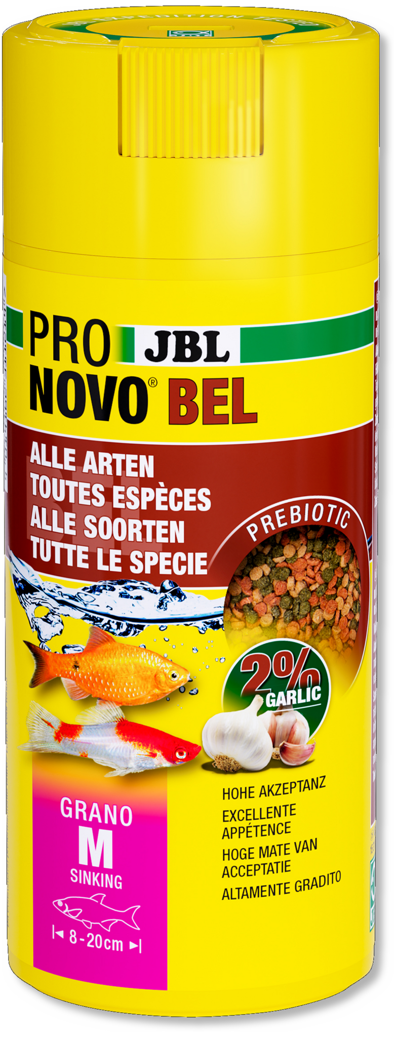 JBL Pronovo Bel Grano M 250ml Click | Zinkend granulaat