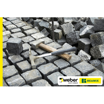 Weber Beamix dansand antraciet 20 kg
