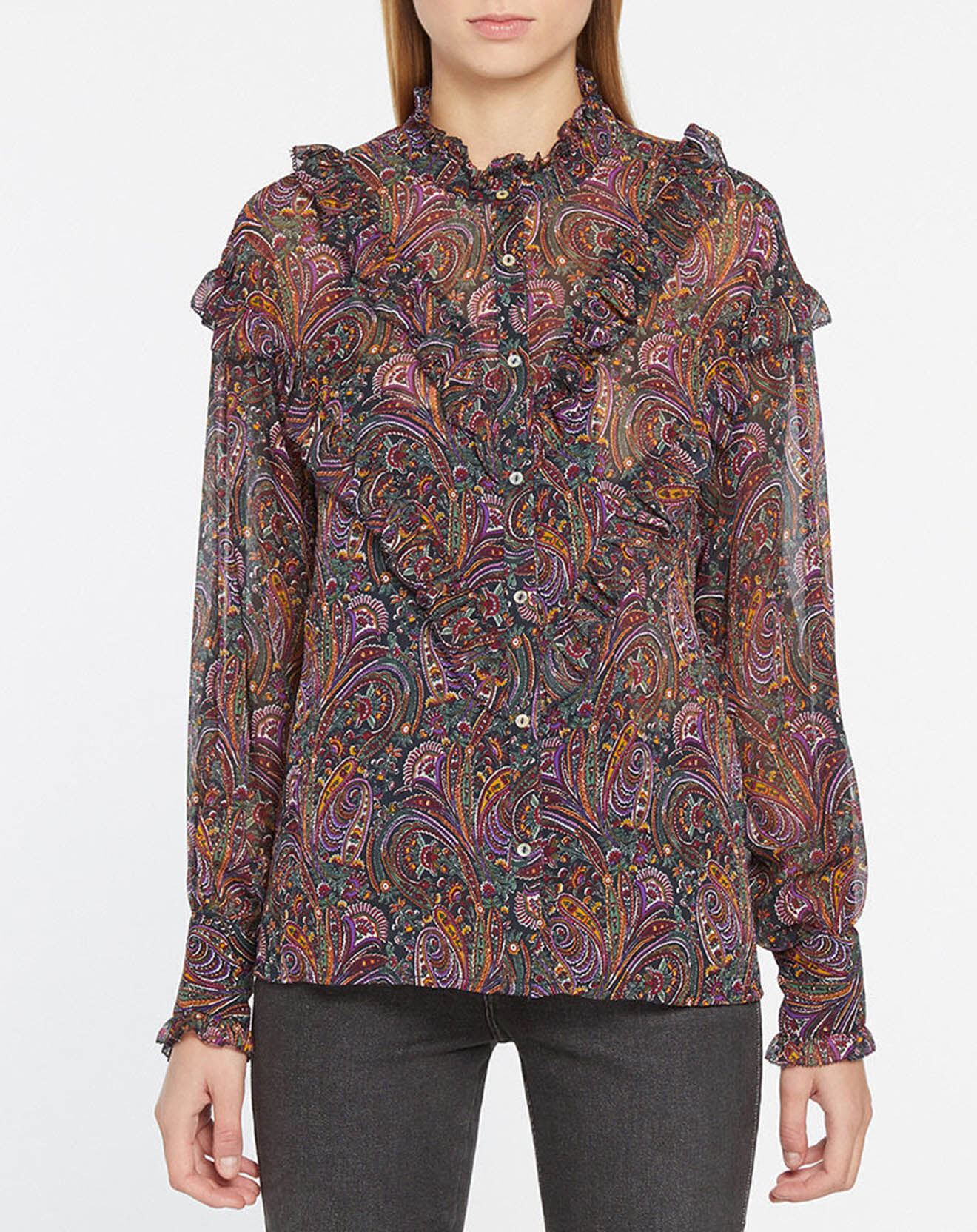 Pepe Jeans Blouse imprimée Cachemire multicolore