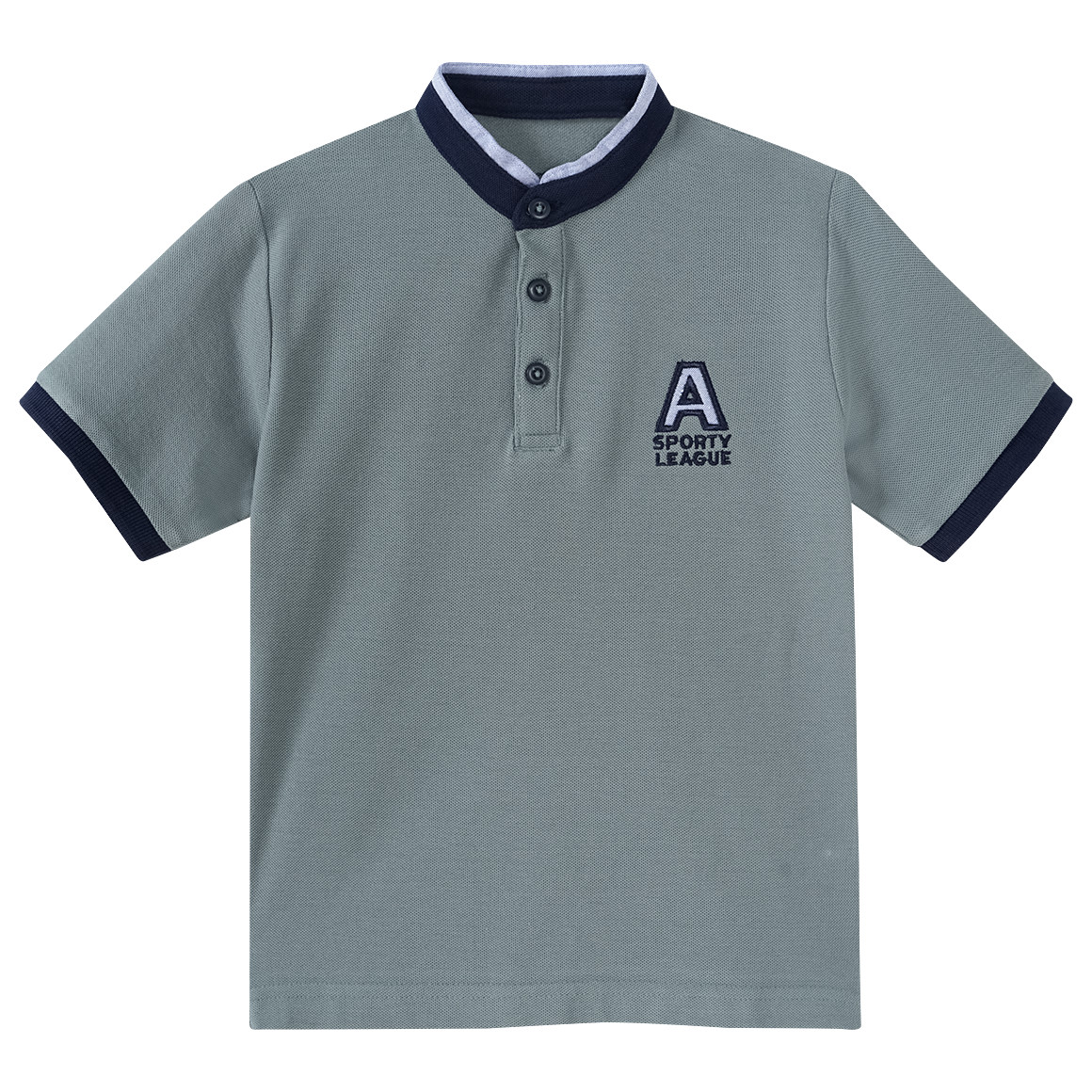 Topolino Jungen Poloshirt mit Stickerei dunkelgrün