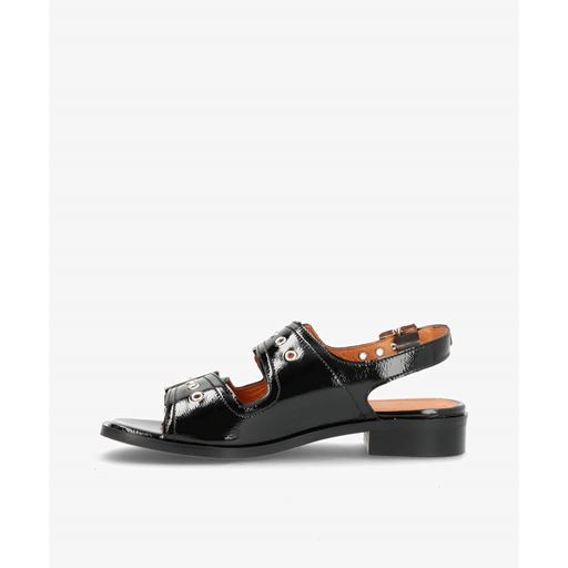 Phenumb Next Sandaler, Leather Patent Black, 42