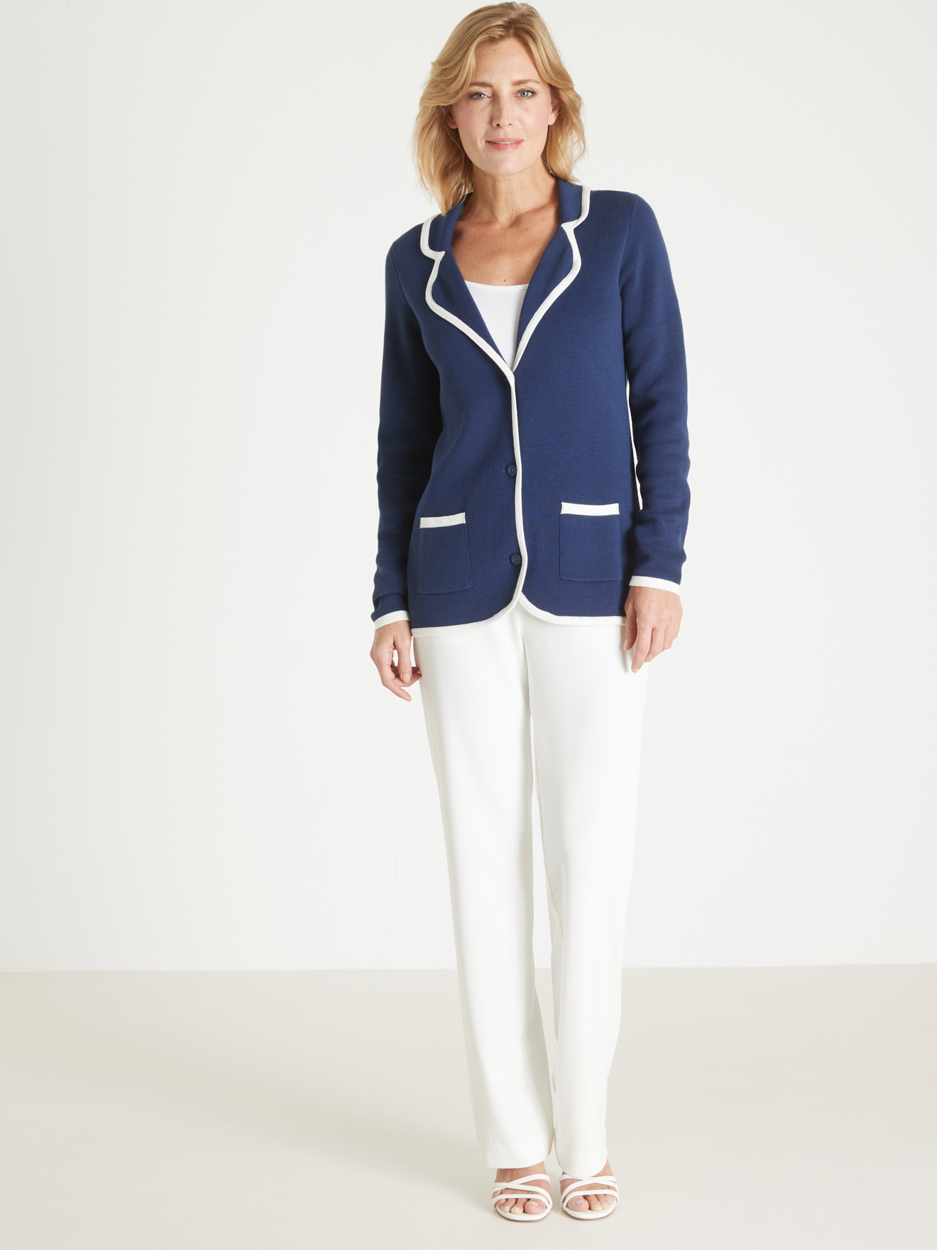 Gilet veste en maille milano