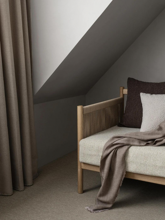 Blomus Melange plaid steel gray