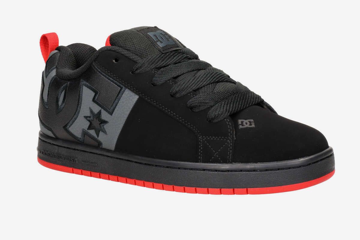DC Court Graffik SQ Schuh (black grey red)