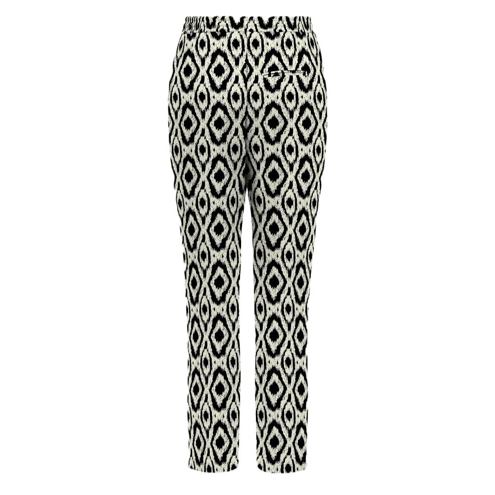 Only Pantalon Noir/Beige à Motifs Femme Only 15222230
