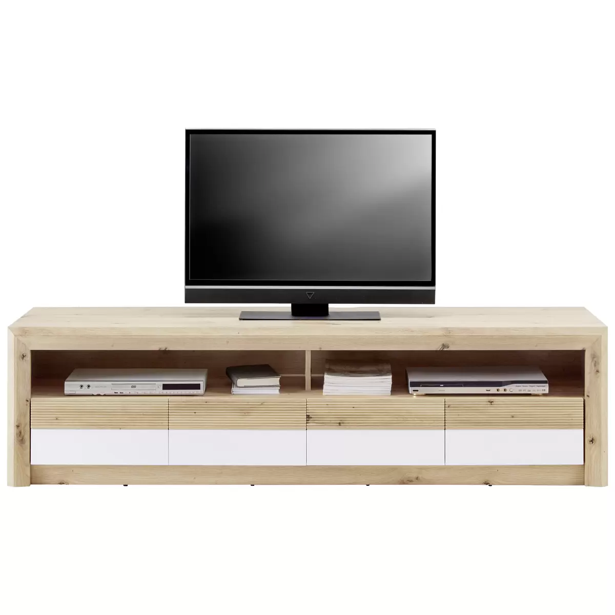 TV Möbel Kashmir weiss,Artisan Eiche