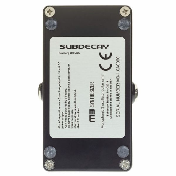 Subdecay M3 Mono Guitar Synthesizer