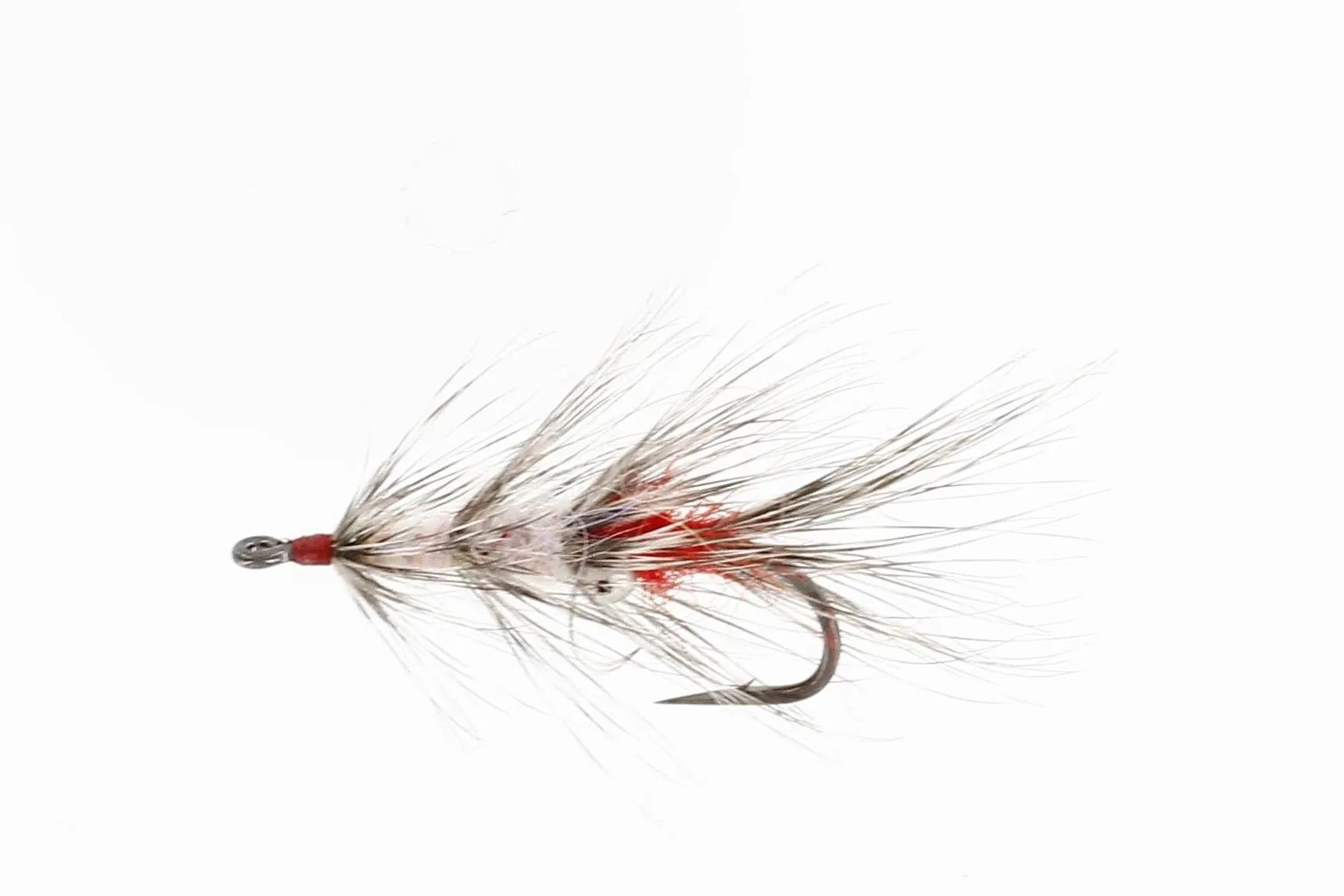 Unique Flies Vaskebjørnen Uv Gamakatsu Ls5013 #4 Grey/red
