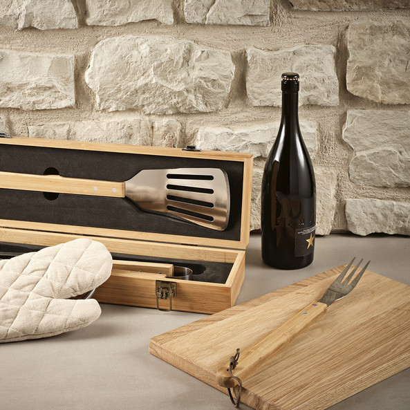 Aodaci ABS003 - Set Barbecue Turner Bambou