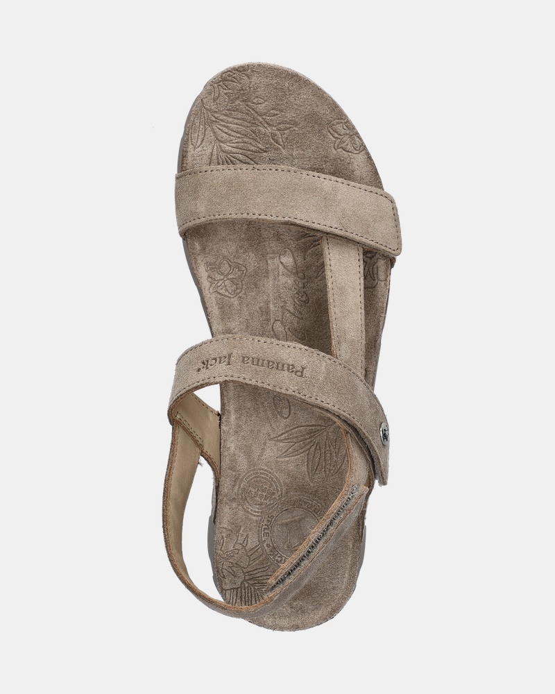 Panama Jack Selma Suede Sandalen  - bruin