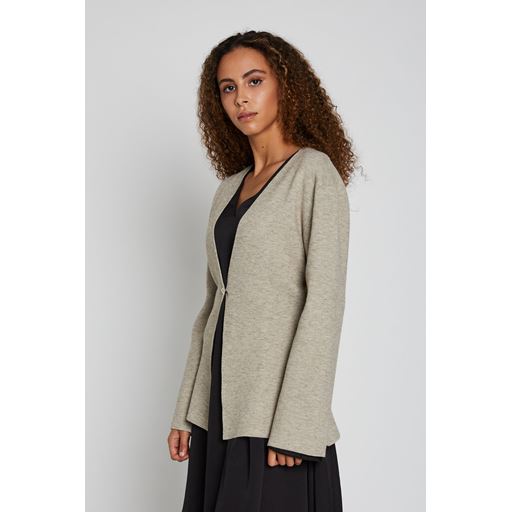 Bruuns Bazaar Simona Aljin Strikcardigan, Sandshell, XL