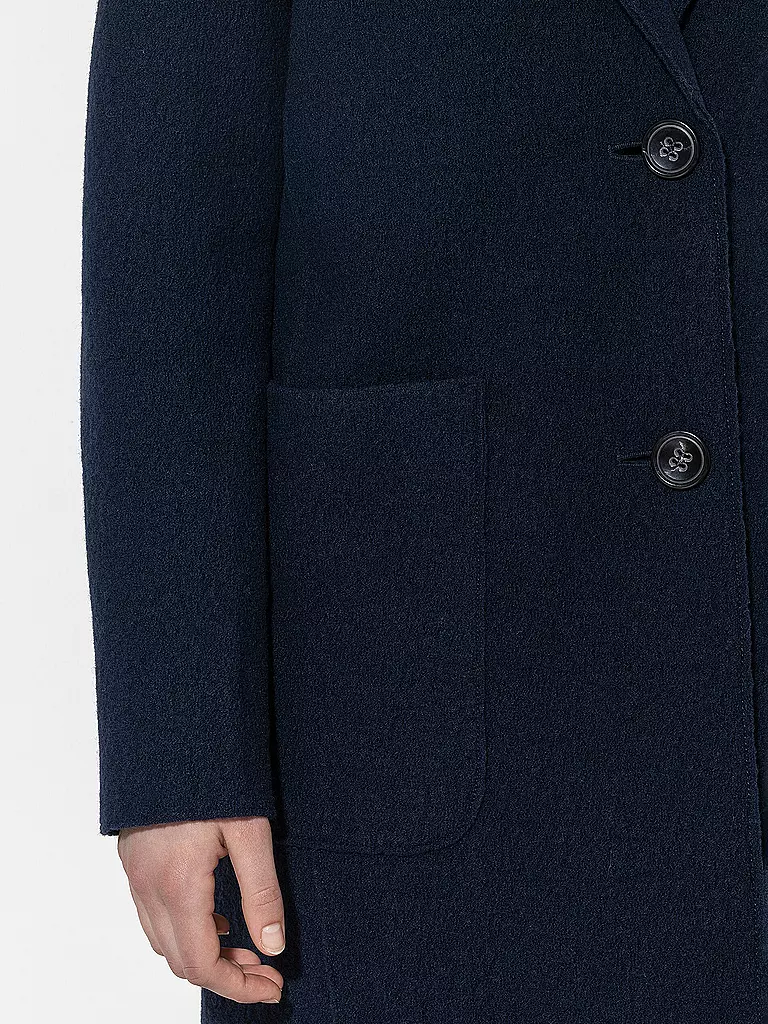 LUISA CERANO Wollmantel blau