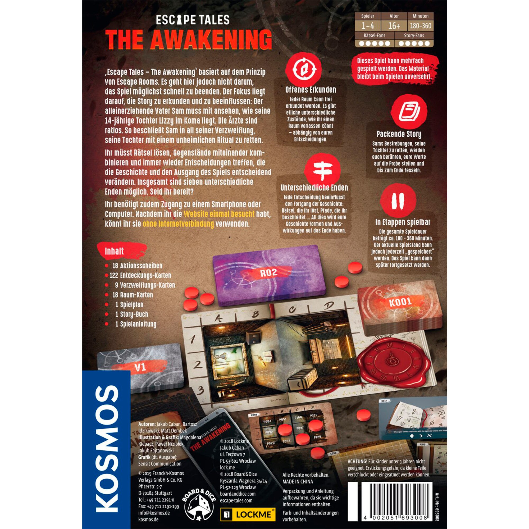Kosmos Brettspiel Escape Tales - The Awakening