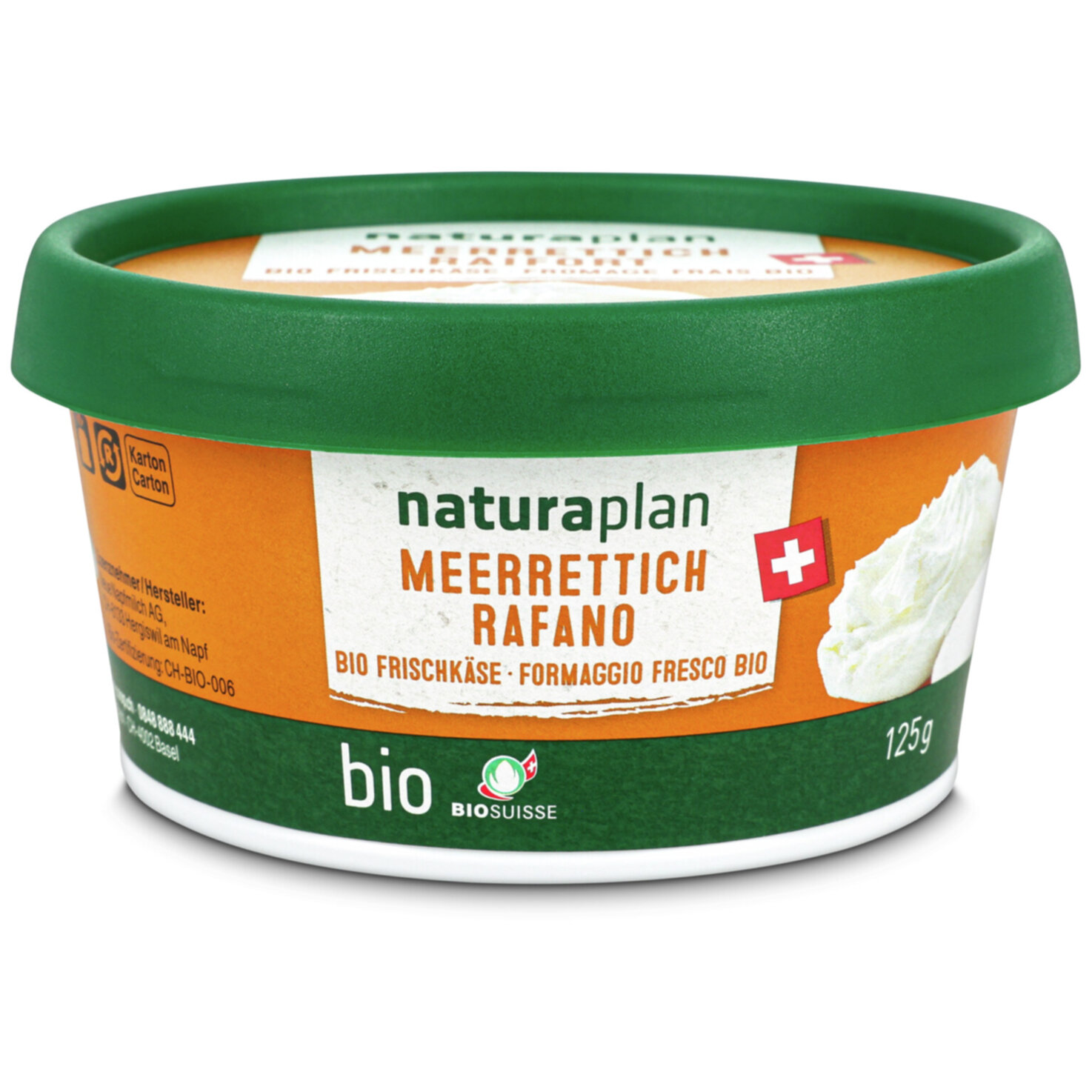 Naturaplan Bio Frischkäse Meerrettich