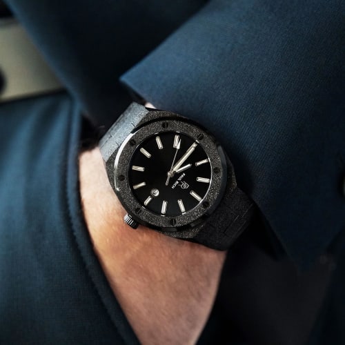 Montre Frosted Baron 45mm Black