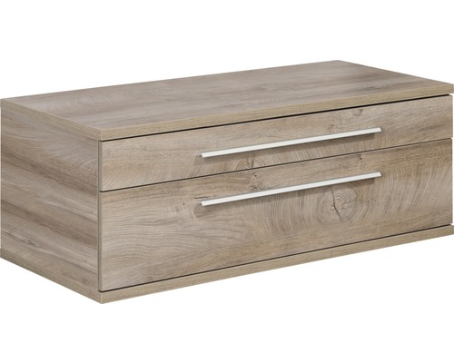Wastafelmeubel met aanrechtblad FACKELMANN Stanford 110 cm Eiken