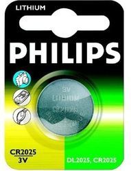 Philips - CR2025 Knoopcelbatterij - 3V - Lithium - 150mAh