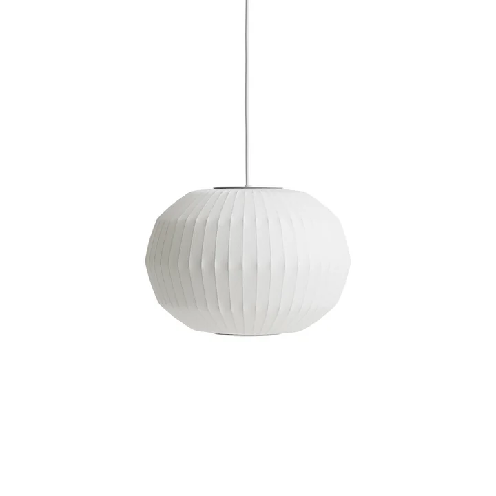 HAY - Nelson Angled Sphere Bubble Pendelleuchte S, off-white