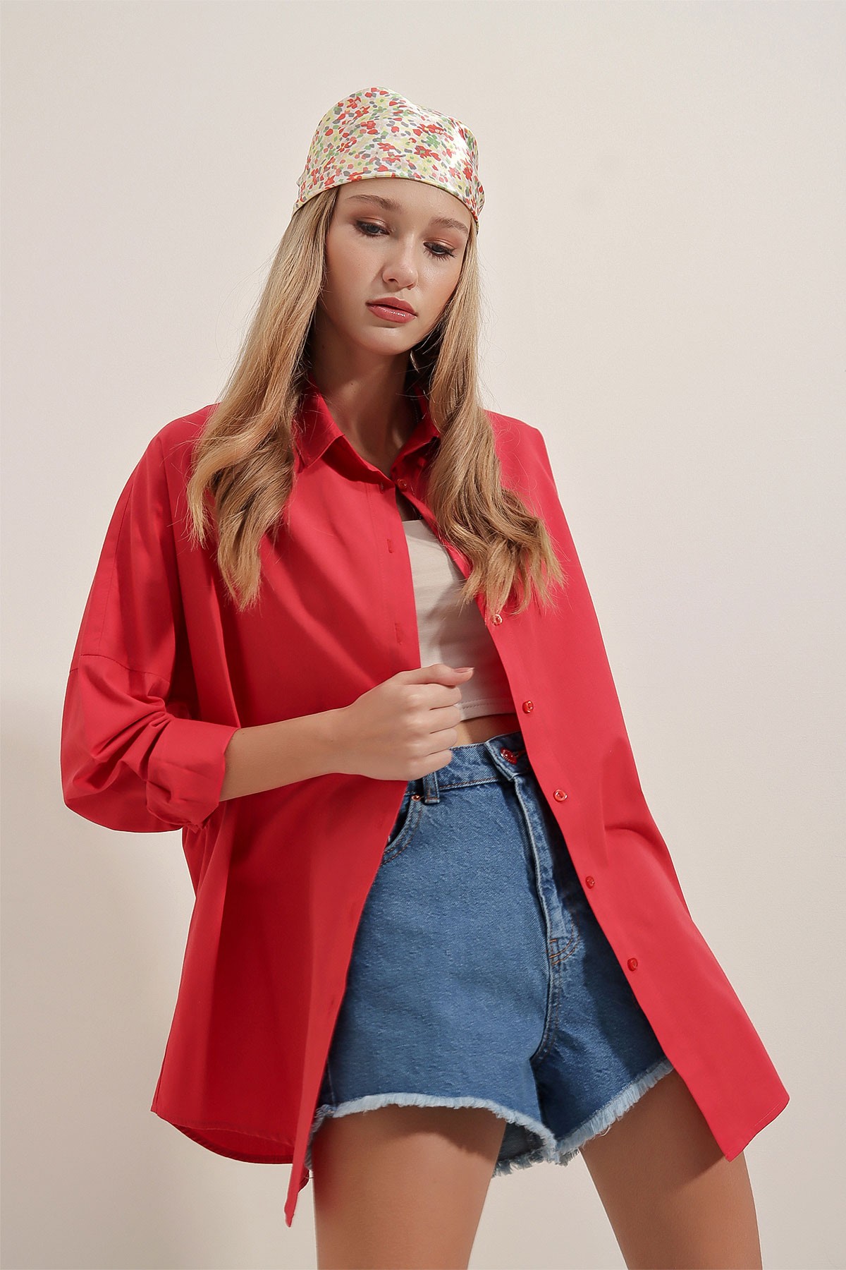 MT Clothes P-CHEM_OVER - Chemise OVERSIZE