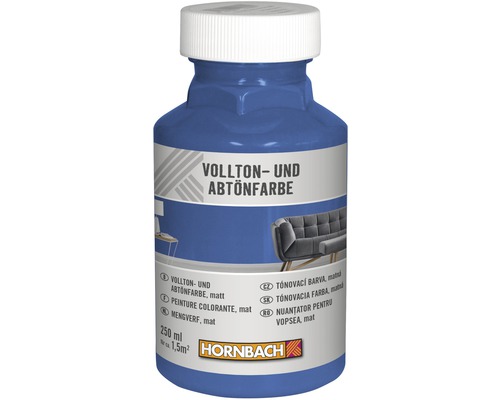 HORNBACH Vol- en tintverf, nachtblauw, 250 ml