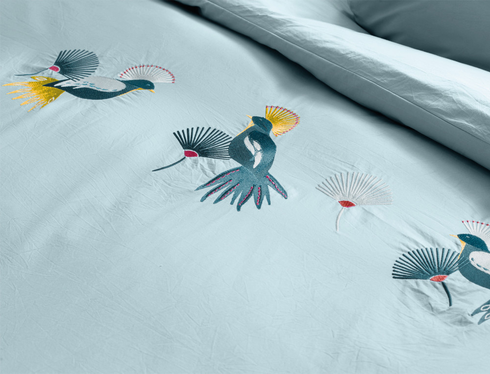 Linge de lit-Oiseaux de paradis