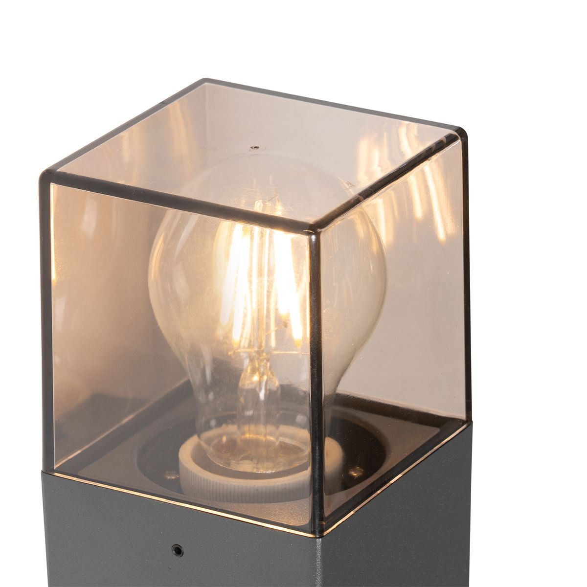 Buiten wandlamp donkergrijs met bewegingsmelder IP44 - Denmark